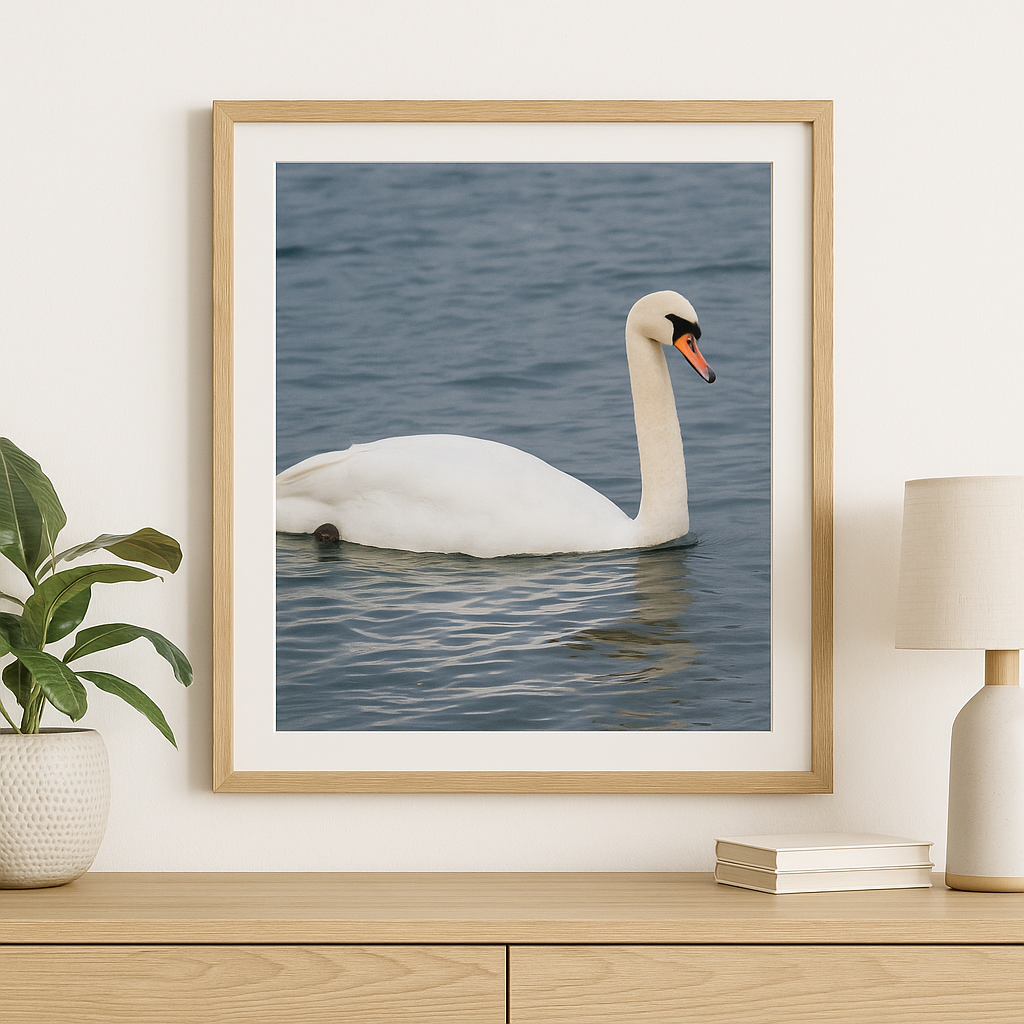 Winter Grace – Mute Swan on a Bitter January Day